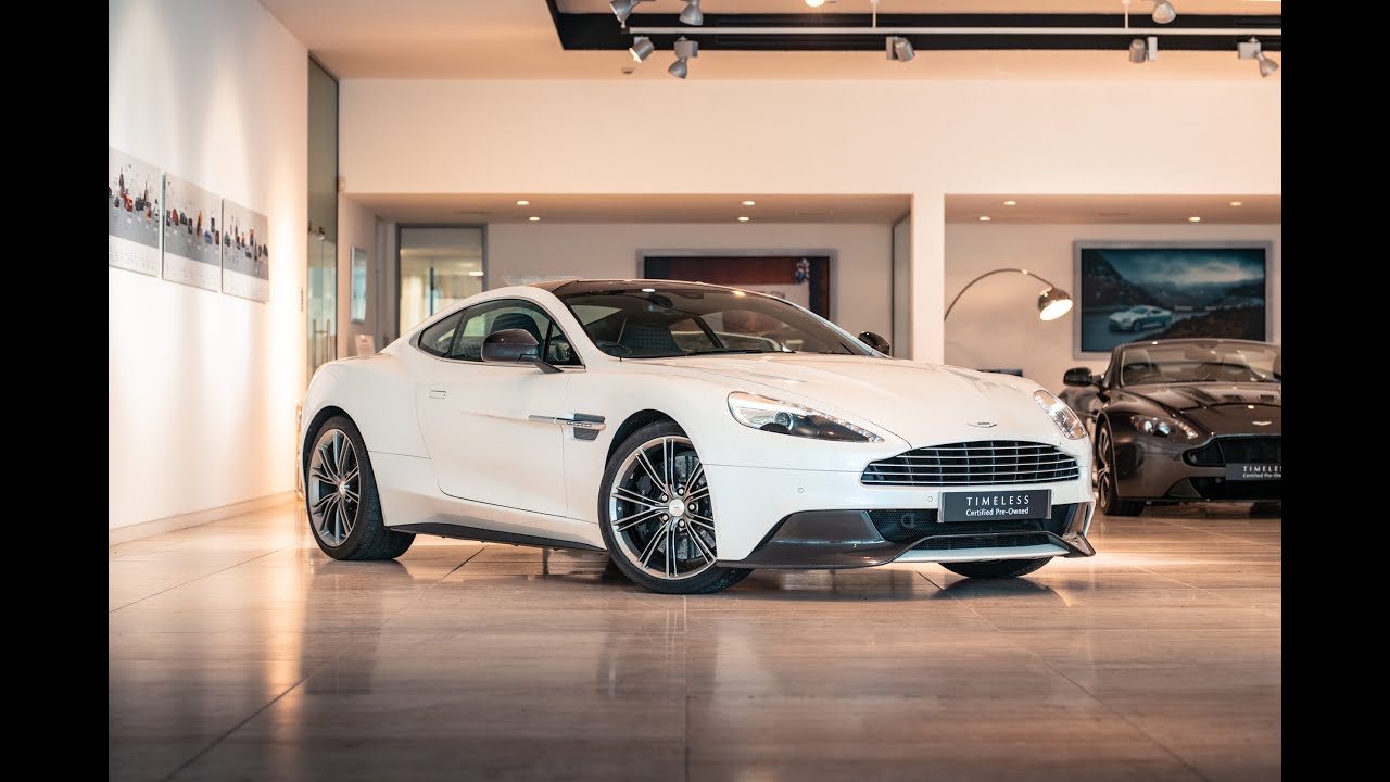 Full Carbon Fibre Body! Aston Martin Vanquish V12 in Morning Frost White