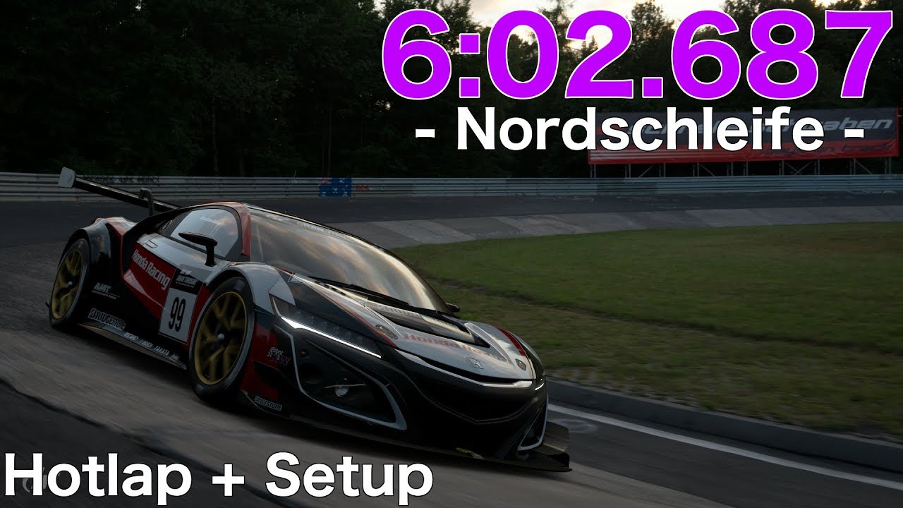 GT SPORT – Honda NSX Gr.3 – Nordschleife – Hotlap + Setup