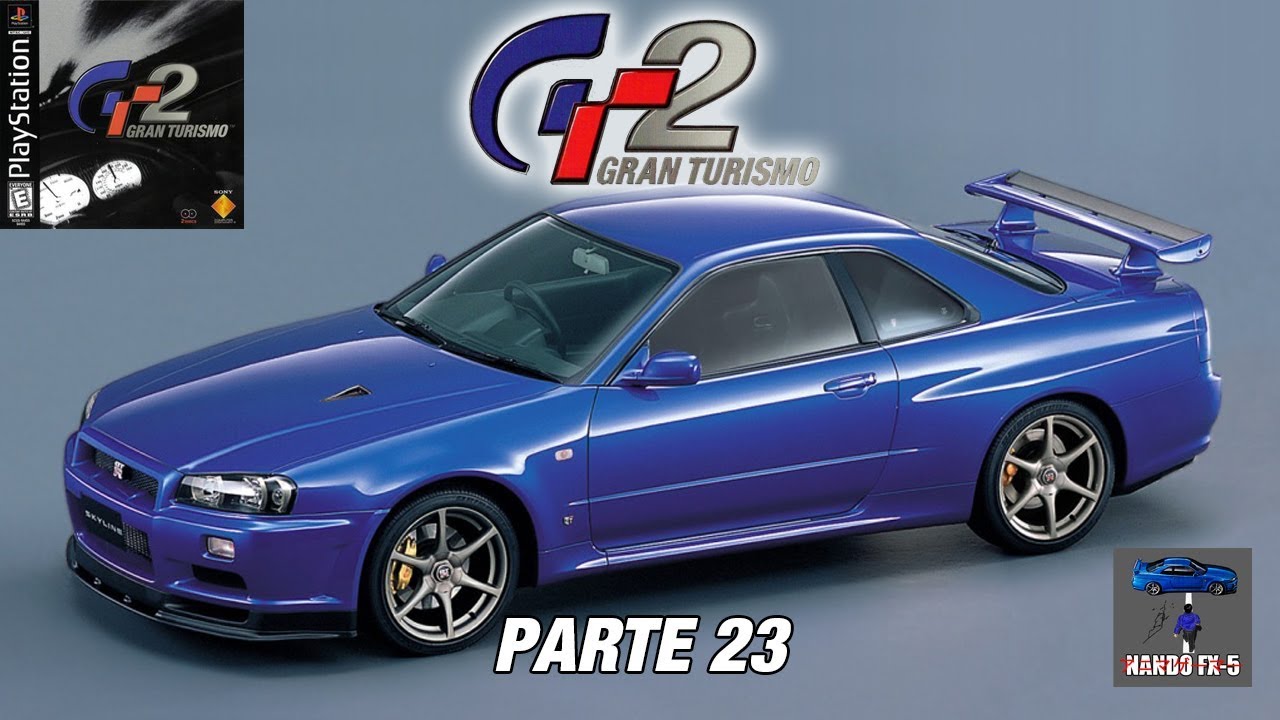 Gran Turismo 2 (PSX) Parte 23 - Comprei um Nissan Skyline GT-R R34.