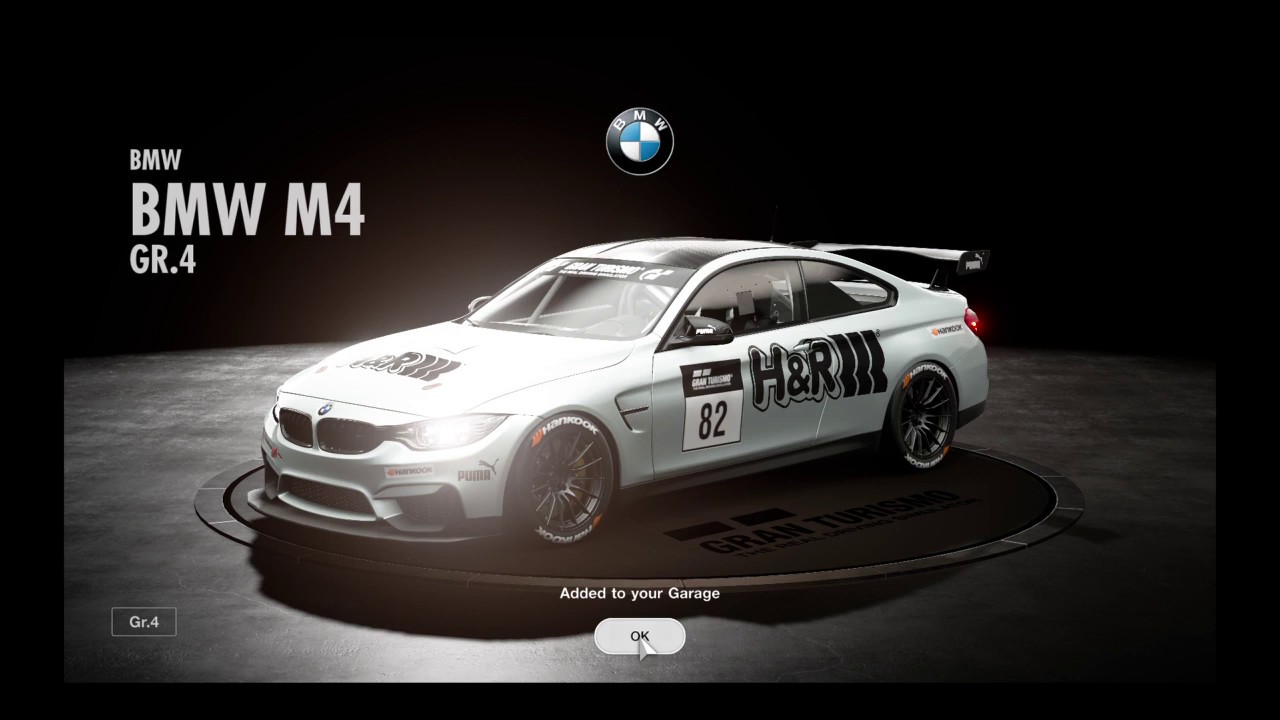 Gran Turismo Sport Daily Workout Gift Car 103: BMW M4 Gr.4