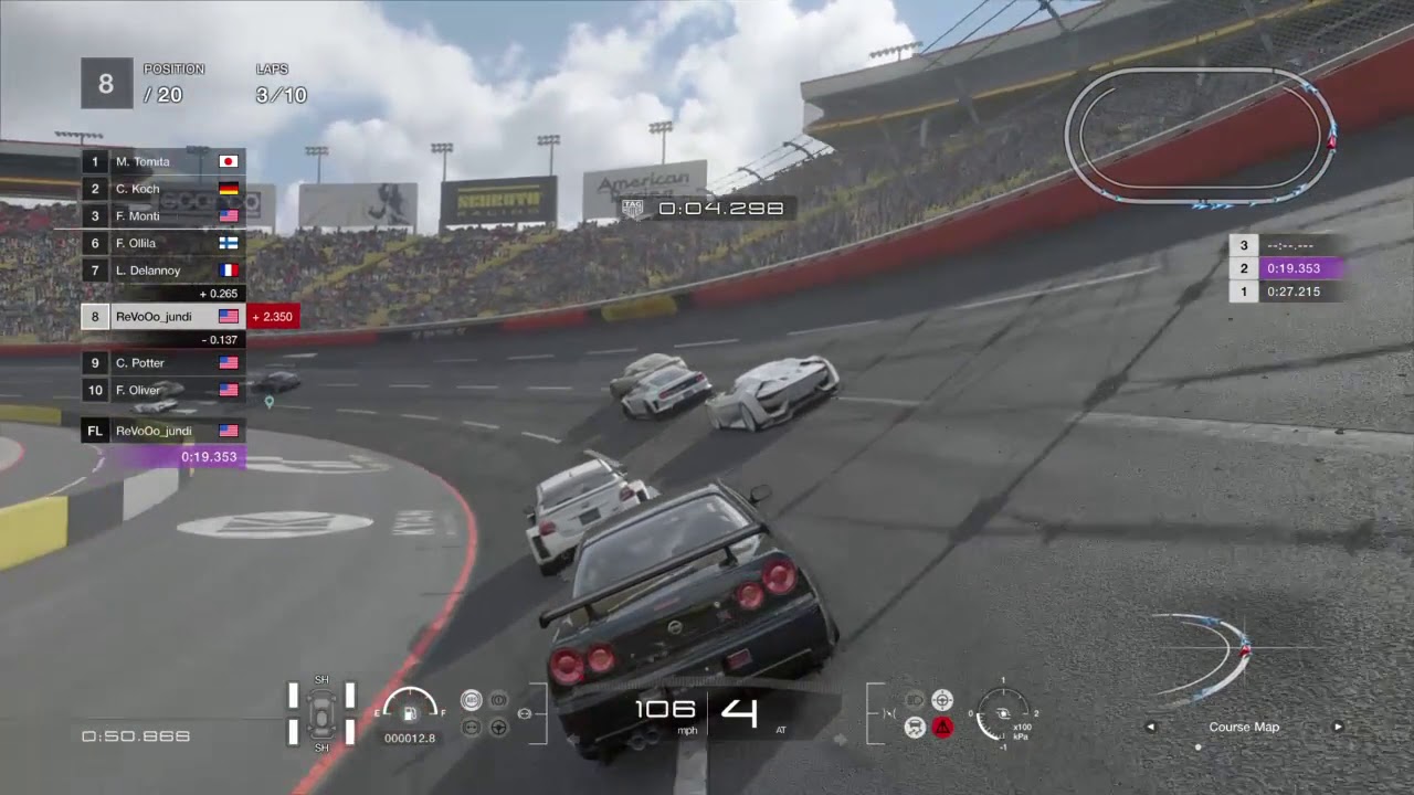 Gran Turismo Sport - Nissan Skyline GT-R V spec II Nür (R34) Gameplay