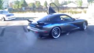 HOT MAZDA RX-7 fire silencer