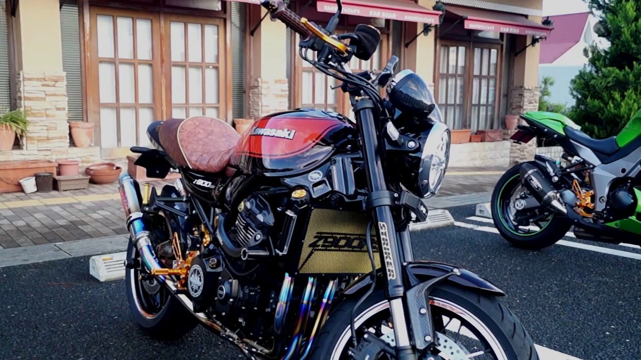 Kawasaki Z900RS　カスタム車で朝駆け