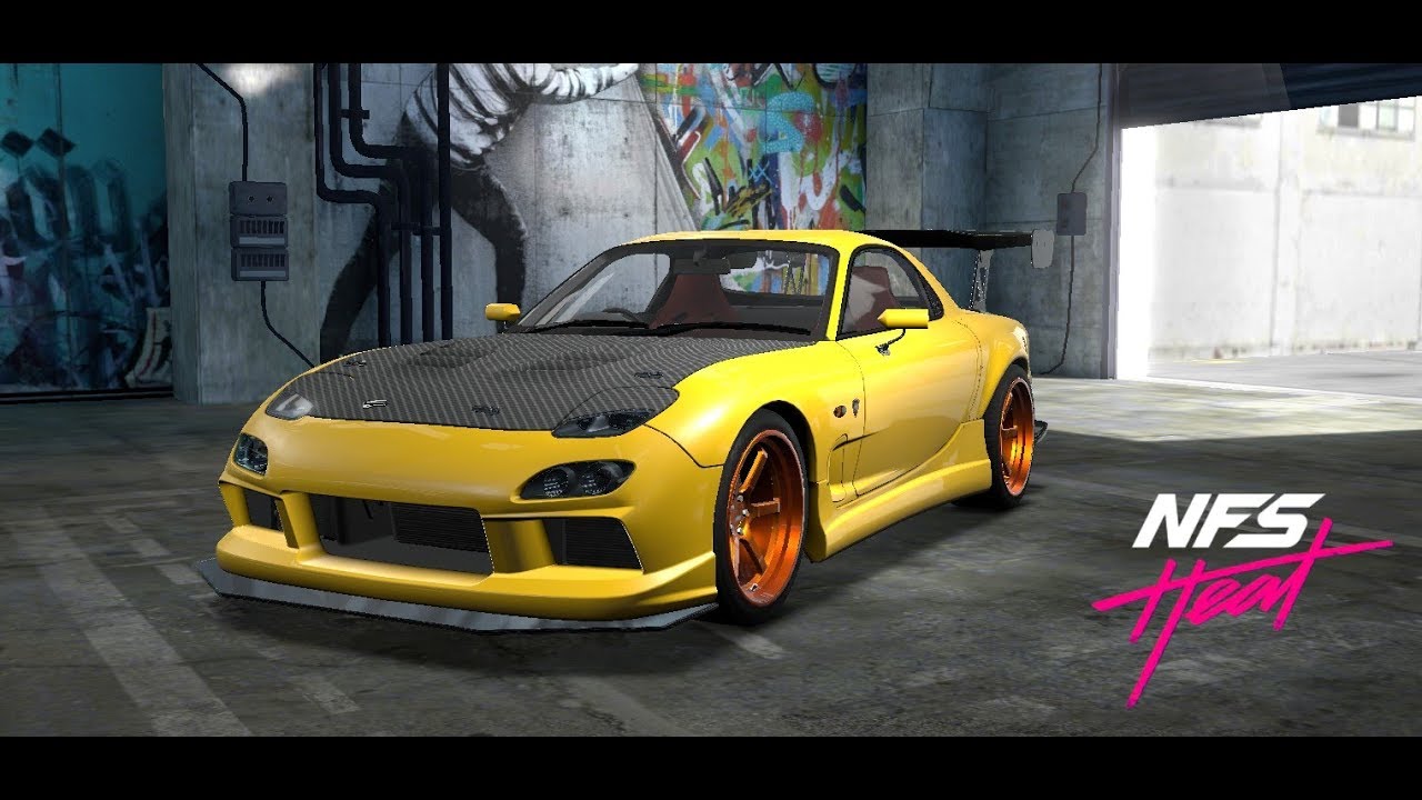 Keisuke Takahashi’s FD3s from Initial D:-NFS Heat Studio Mazda RX7 Spirit R custom build