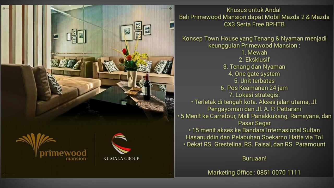 Kumala Property – Beli Rumah Dapat Hadiah Mobil Mazda 2 dan Mazda CX3 #KumalaGroup #KumalaProperty