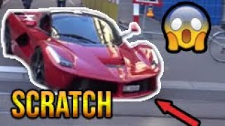 LaFerrari SCRATCHING The Front Bumper !