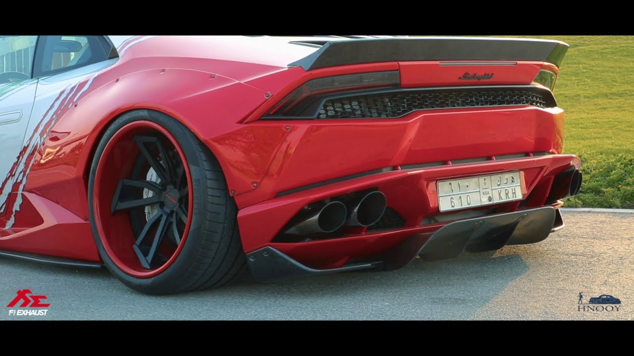 Liberty Walk Widebody Lamborghini Huracan Fi EXHAUST CatBack Sound X Sheik Customs Cars