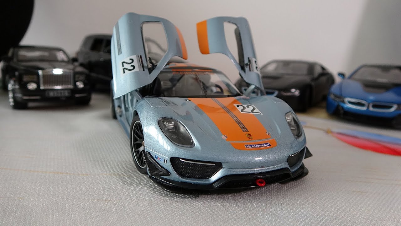 Mô hình xe Porsche 918 RSR tỷ lệ 1:24