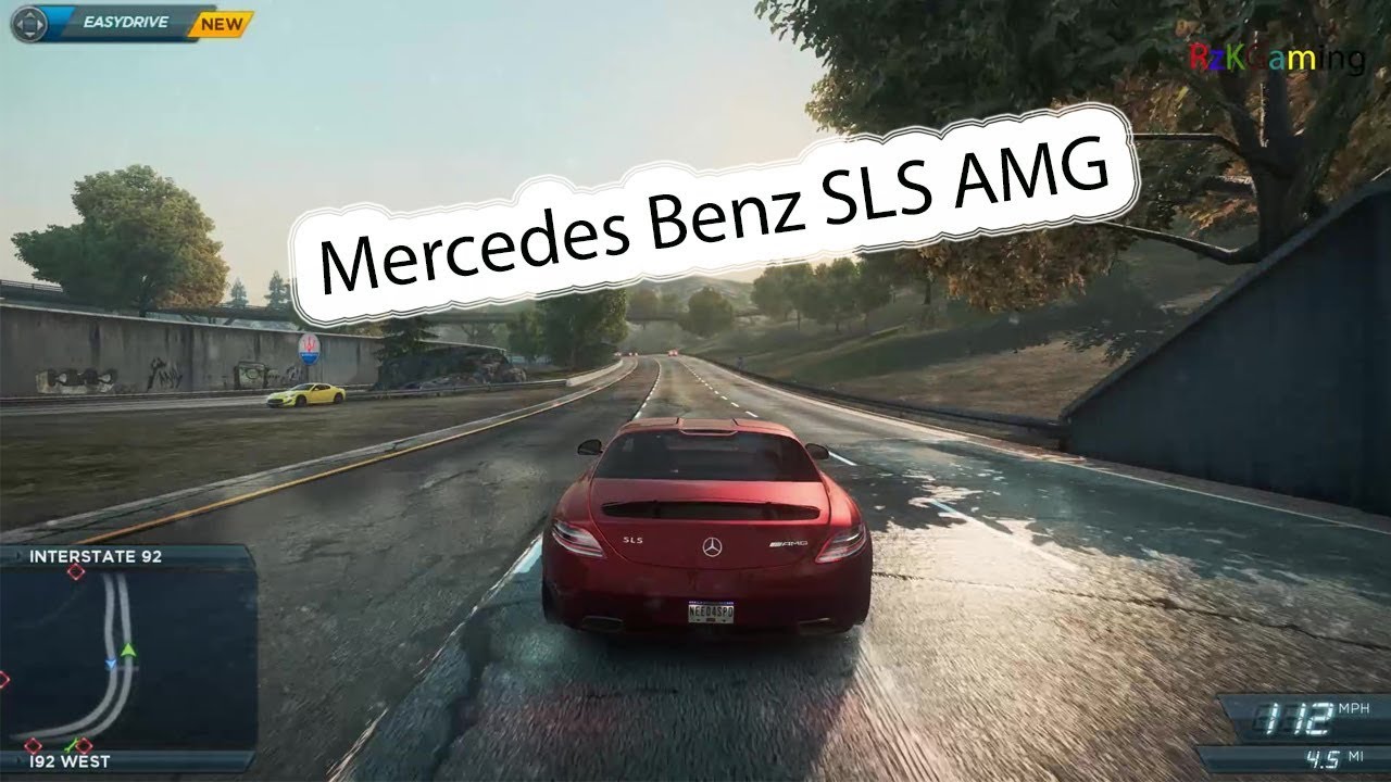 MERCEDES BENZ SLS AMG DRIVE NEED FOR SPEED MOST WANTED