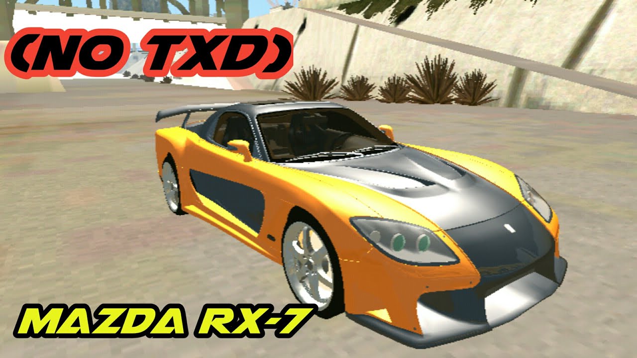 แจก+สอนลง รถMazda RX-7 (NO TXDเปลี่ยนสีได้) | GTA SANมือถือ.