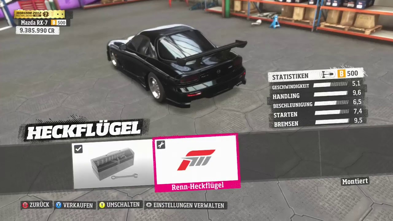 Mazda RX7 B-Class Handling Setup Forza Horizon 1