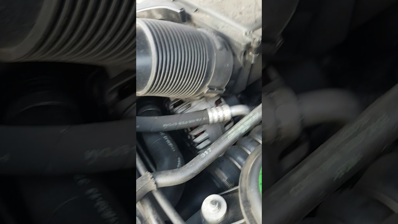 N54 bmw x6 sound from oil cooler / alternator. Intermittent.