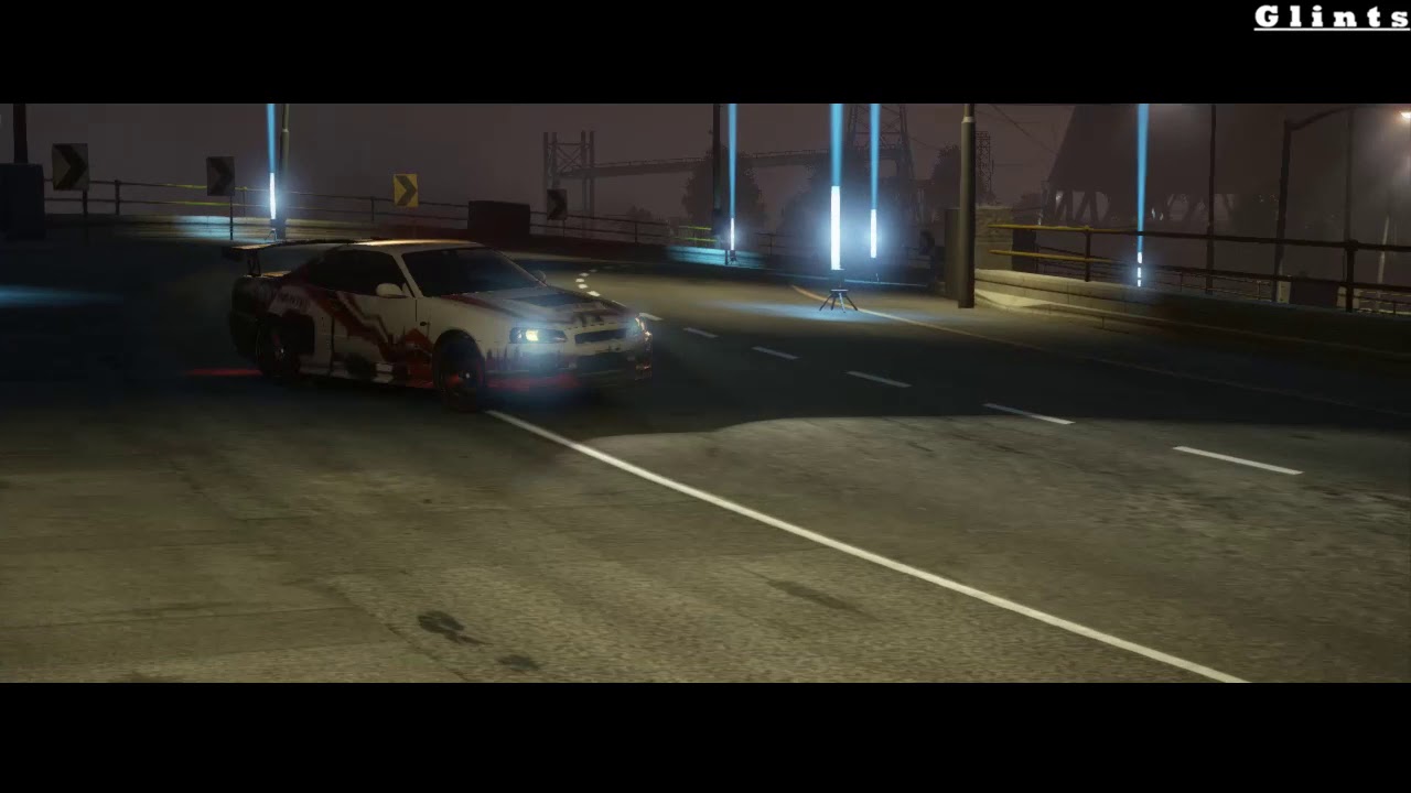 Need for Speed Most Wanted 2012 PC - Nissan Skyline GT-R (R34) - Drift Attack - Power Slide
