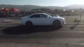 Nissan GTR Vs Audi S8 Kondofrey Drag Challenge