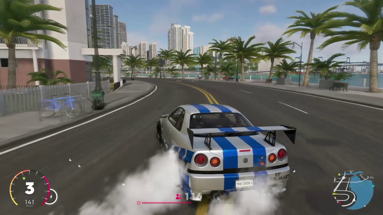 Nissan Skyline GT-R(R34) The Crew 2 Drift Gameplay