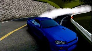 Nissan Skyline GTR (R34) [TOUGE DOWNHILL DRIFTING] 🔥Cinematic Video🔥| Assoluto Racing