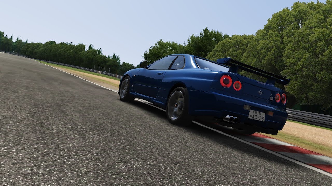 Nissan Skyline R34 GT-R – Hotlaps @ Tor Poznań (Assetto Corsa)