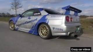 Nissan Skyline R34 vs Lamborghini and Nissan GTR R35