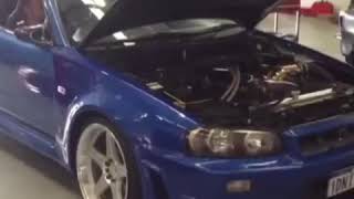 Nissan skyline R34 GTR (mini) video 👍👍