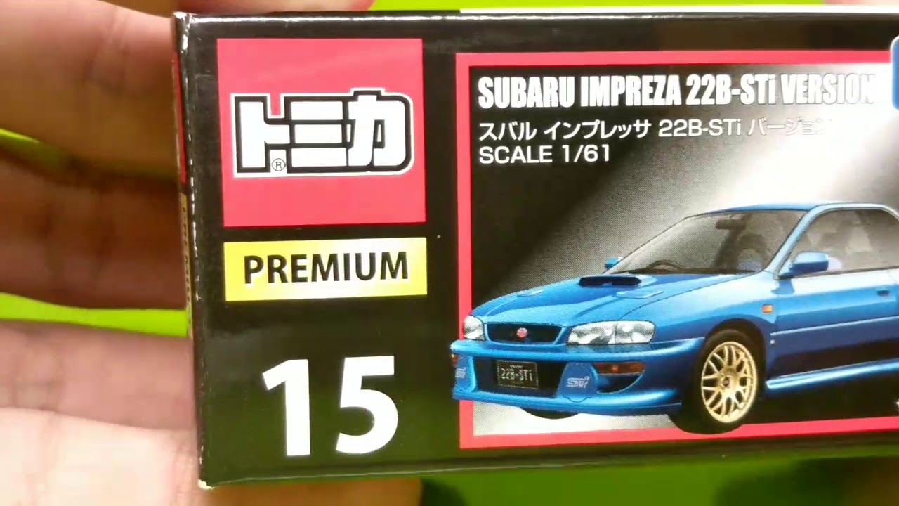 【トミカプレミアム】No.15 スバル インプレッサ 228-STi バージョン