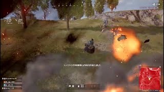 PUBG車で事故っても駄目な日は駄目