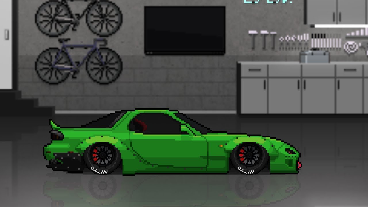 Pixel Car Racer – Rocket Bunny Mazda RX-7