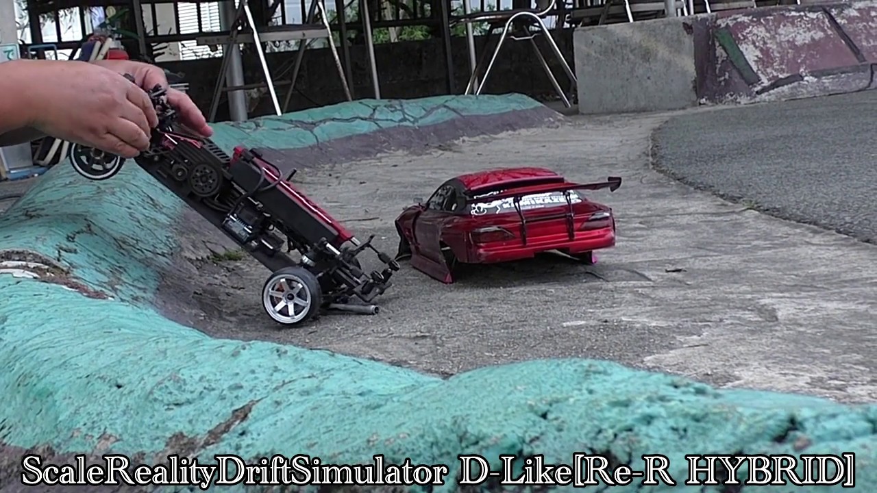 【RC　drifting】リンクさんのRe-R HYBRID調整中