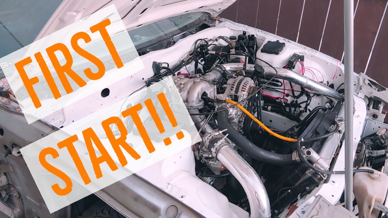 RX7 First Start!! // FC3s Haltech Elite 1500 Big Turbo 1988 Mazda