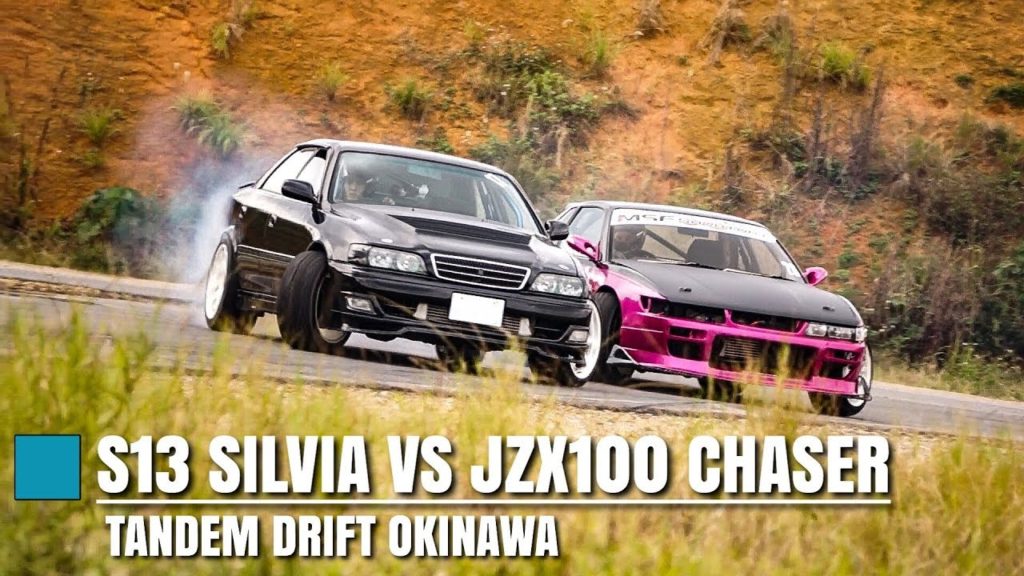 ドリフト S13シルビア Vs Jzx100チェイサー Drift Battle S13 Silvia Jzx100 Chaser