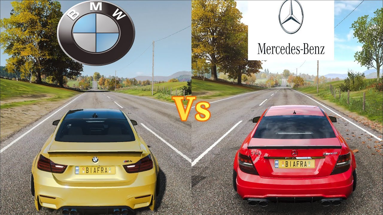 Speed Battle: Bmw M4 Vs Mercedes-Benz | Forza Horizon 4