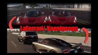 (The Crew 2) Koenigsegg speed test + LaFerrari cruise