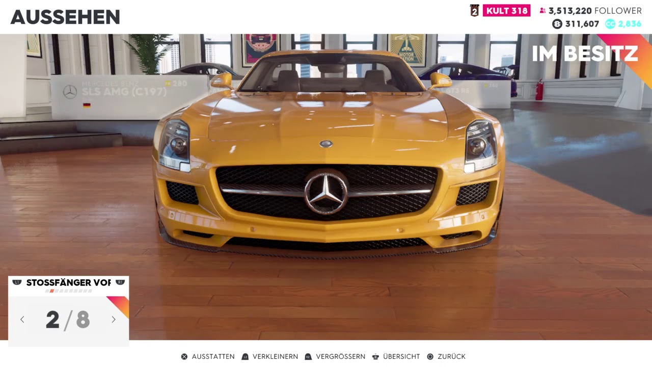 The Crew 2 Mercedes-Benz SLS AMG! PS4 Uncut