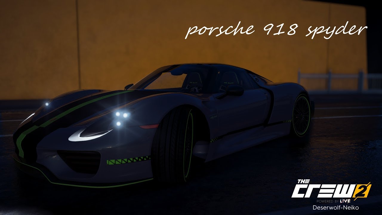 The Crew 2 porsche 918 spyder The New York