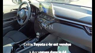 Toyota c-hr occasion visible à Arcangues présentée par Vpn autos bayonne – caritza automobiles
