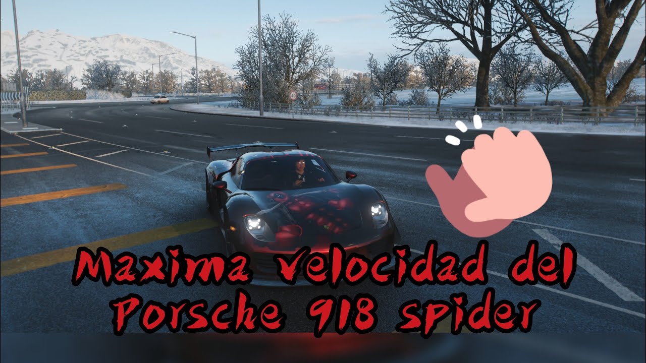 Velocidad máxima del Porsche 918 spider
