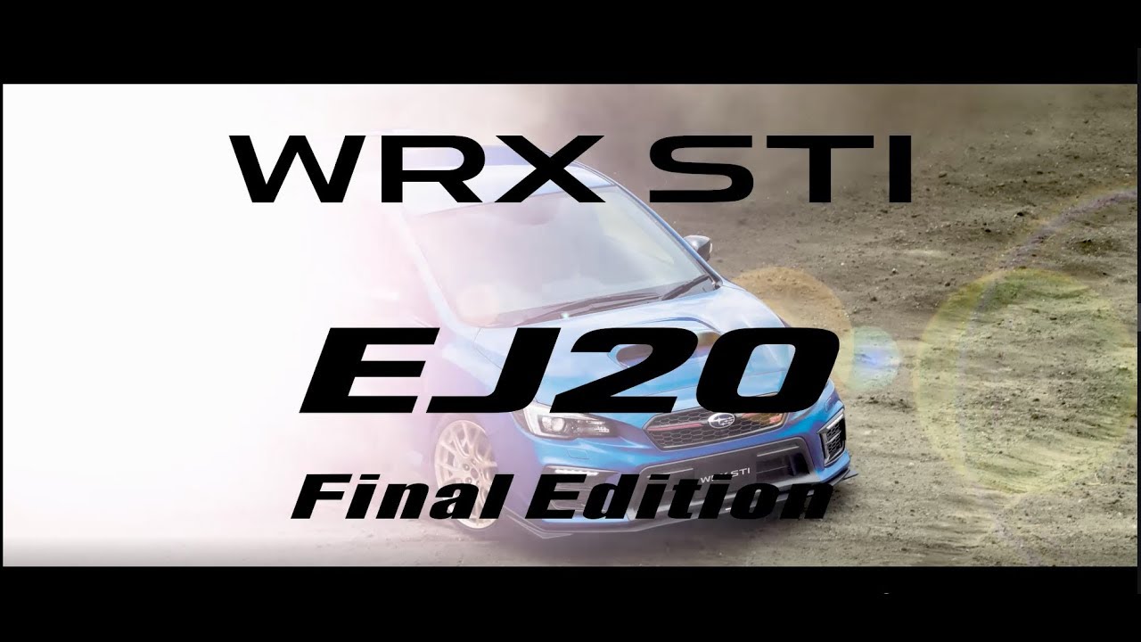 WRX STI EJ20 Final Edition