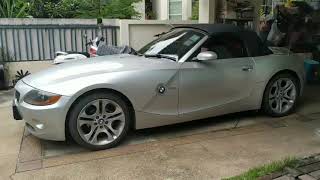 ซ่อมหลังคารถเปิดประทุน Z4 E85 Bmw