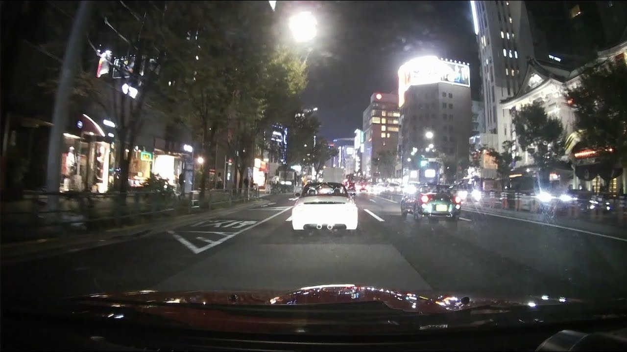 コペンdeドライブ♪夜の東京・東銀座〜銀座