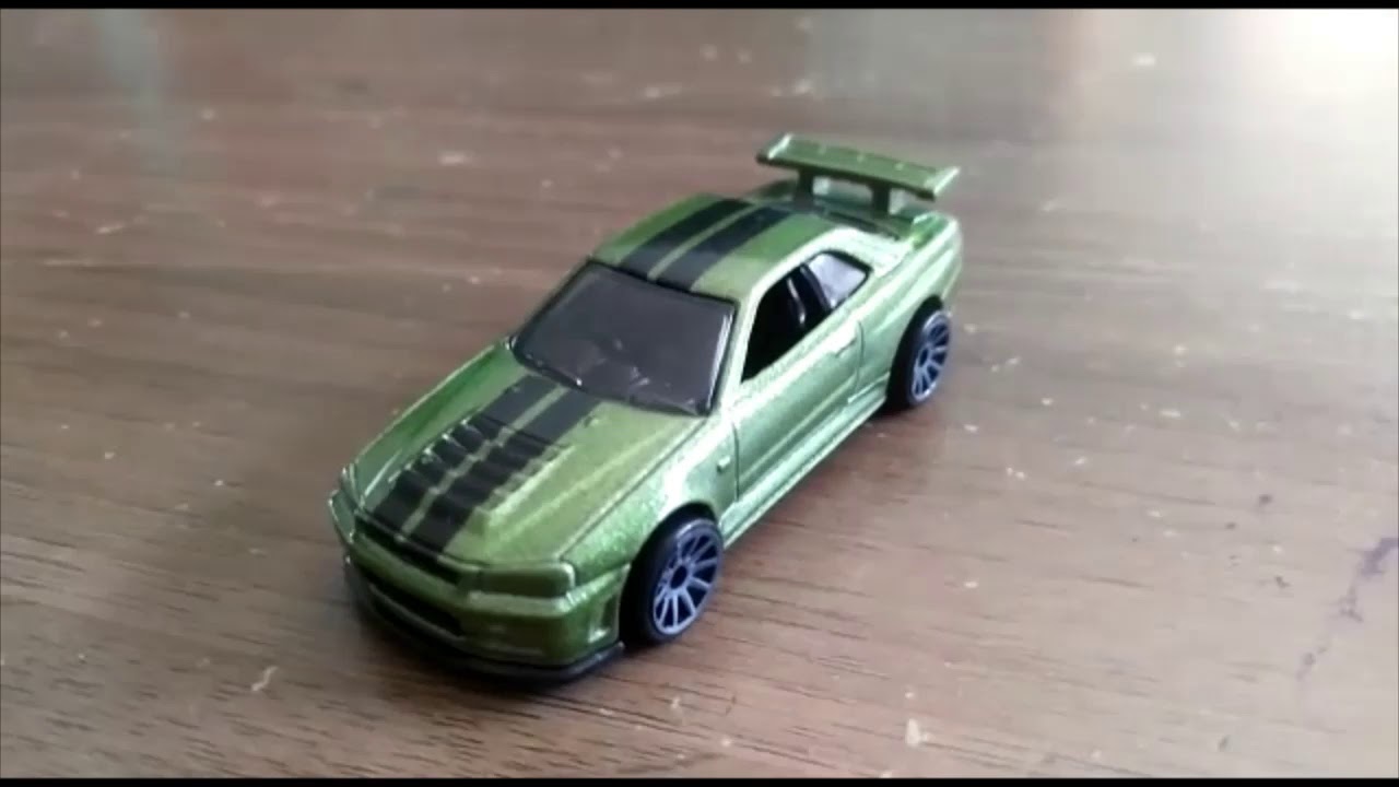 hot wheels nissan skyline GT-R (R34) 2019