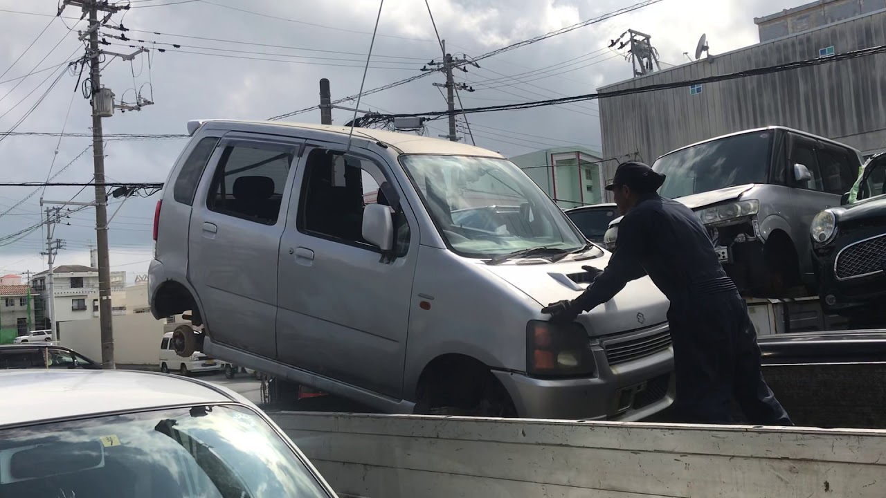 車買取 廃車 junk car  沖縄 レッカー無料 どんな車でも買取ります SCRAP