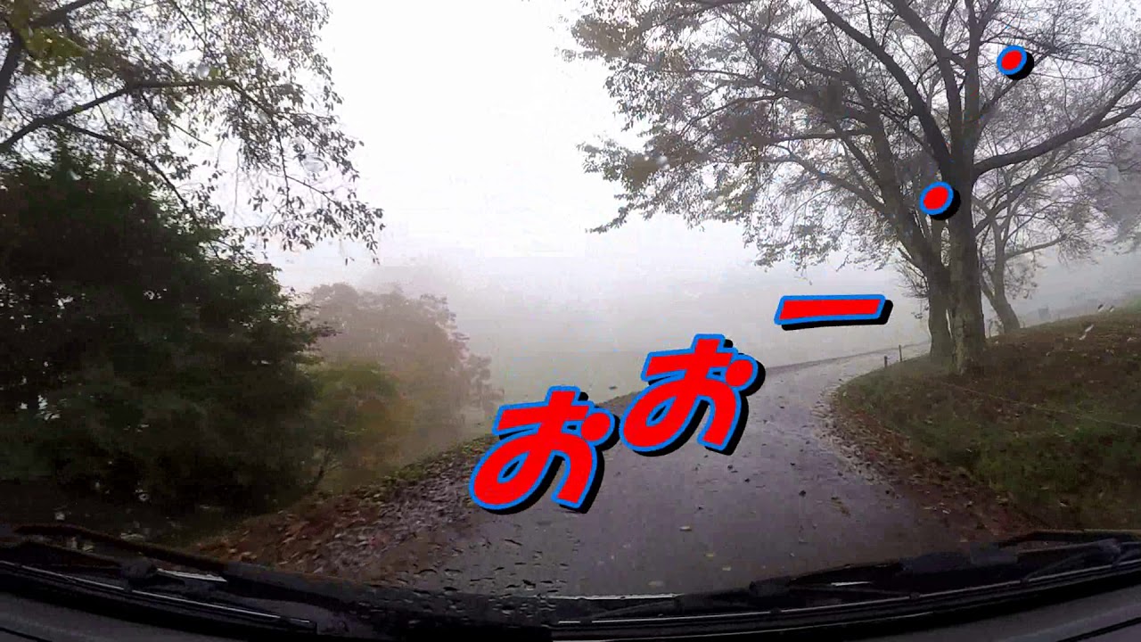 車中泊車で行く　秋雨の大峰高原　七色大カエデの旅