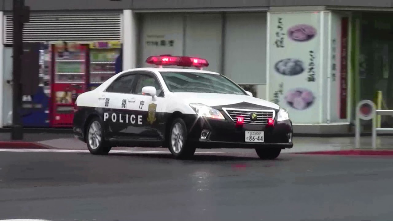 【警察】マイクテストをしてから注意を呼びかけるパトカー