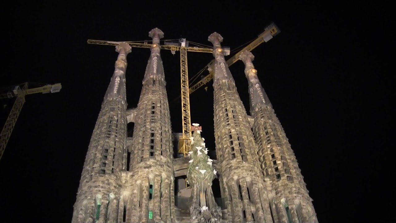 【スペイン 夜のサグラダ・ファミリア編】1人ドライブ 長期旅行