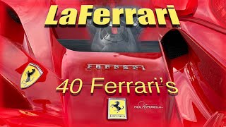 2 LaFerrari and 40 Ferrari’s through time