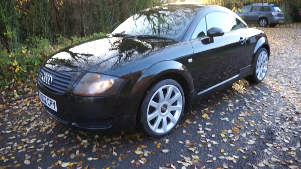 2002(02) AUDI TT COUPE 1.8T QUATTRO PETROL 6 SPEED MANUAL METALLIC BLACK MERCLAND FOR SALE