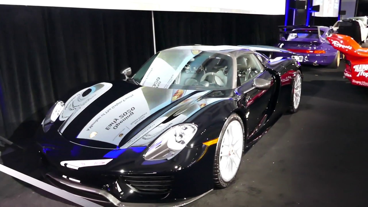 2015 Porsche 918 Spyder Exotic Car - Galpin Hall of Customs 2019 La Auto Show, Los Angeles CA