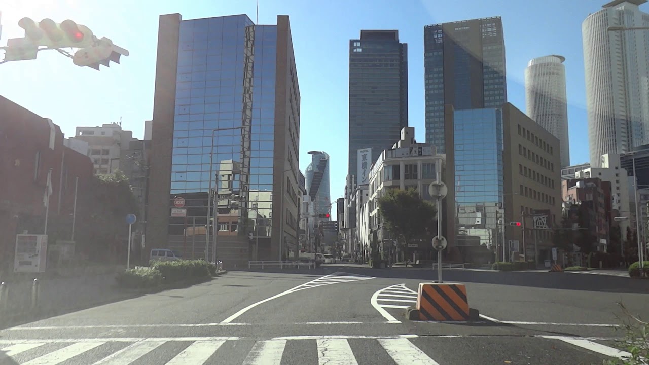 市役所交差点からタワーズ駐車場北口まで走行してみた! 2019.11.4