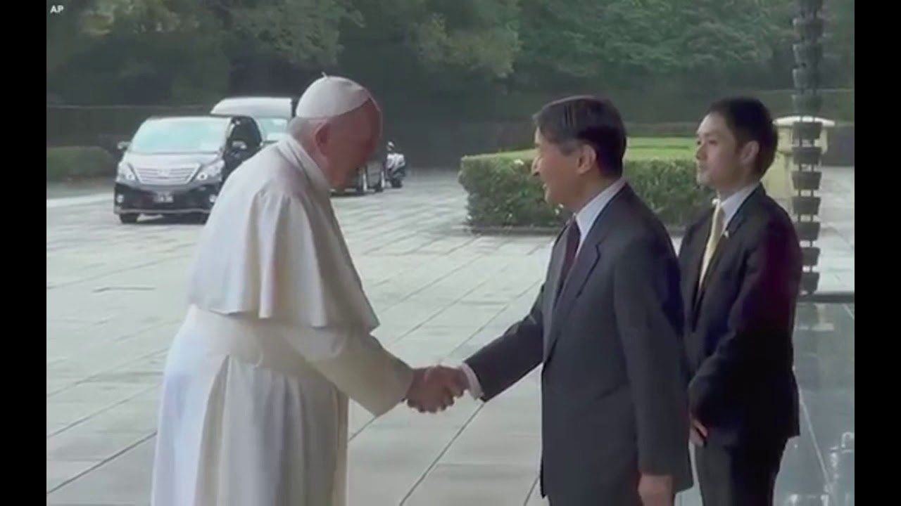 【最新映像】教皇フランシスコがプリウスで天皇会いに来ているのを日本のメディアに取り上げて欲しいのに取り上げない　2019年11月25日（現地）