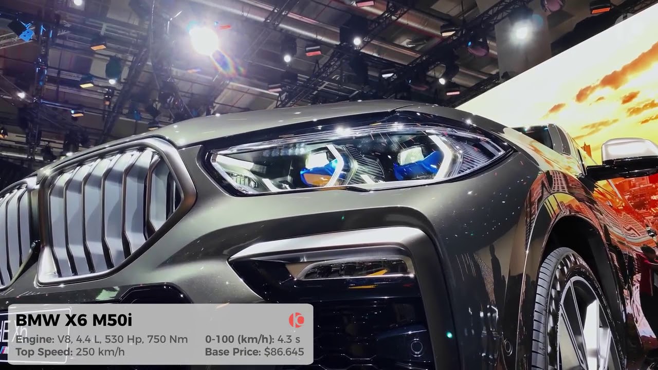 2020 BMW X6 M-Sport (M50i) - Excellent SUV !