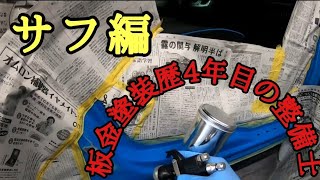 板金塗装歴4年目の整備士が中古車として売る車スズキハスラーを直します。　サフ編